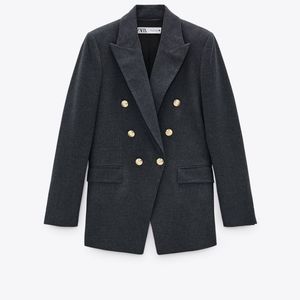 Zara Double Breasted Blazer - XS